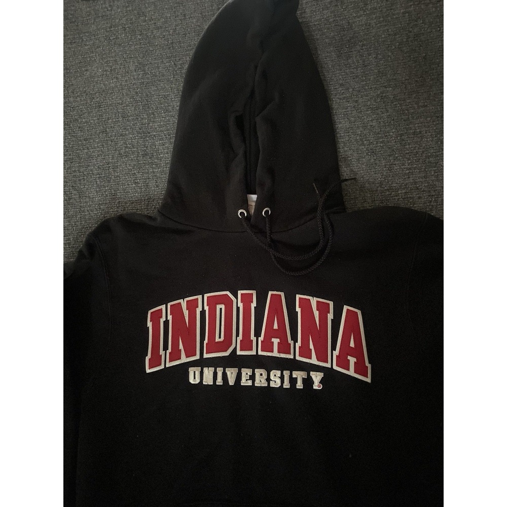 Indiana University Hoosiers Mens S Hoodie Black Basketball Football